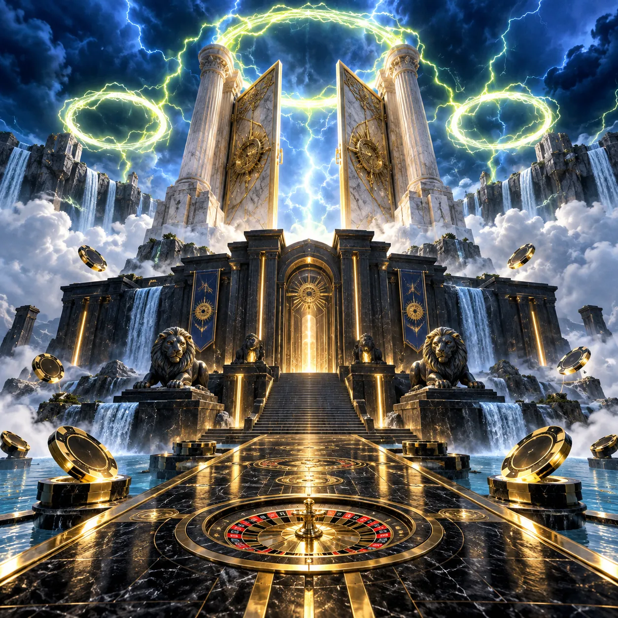 Original editorial visual for Gates of Olympus 1000